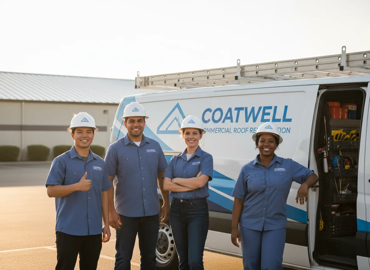 Commercial roof coating company in Arnold, CA